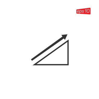 Büyüme Grafiği Simgesi Logo Tasarım Vektörü