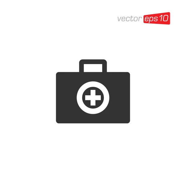 Erste Hilfe Set Icon Design Vector — Stockvektor