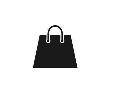 Çanta Dükkanı Simgesi Tasarım Vektörü
