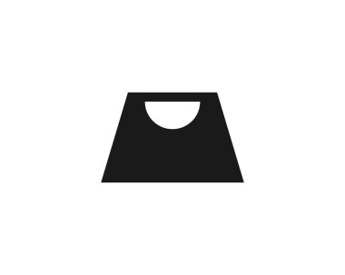 Çanta Dükkanı Simgesi Tasarım Vektörü