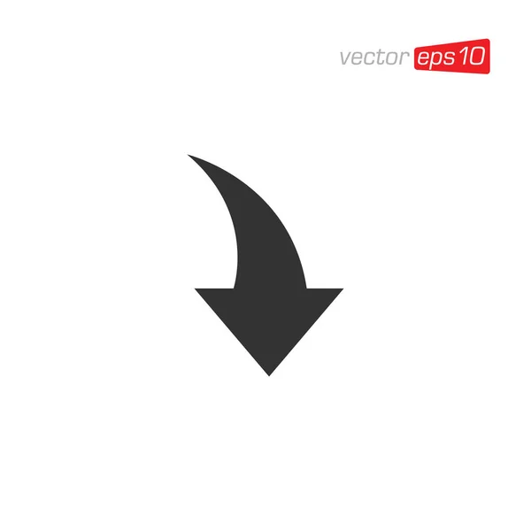 Sinal Direção Seta Ícone Design Vector — Vetor de Stock