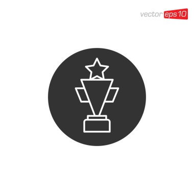 Ödül Simgesi Tasarım Vektörü Şablonu