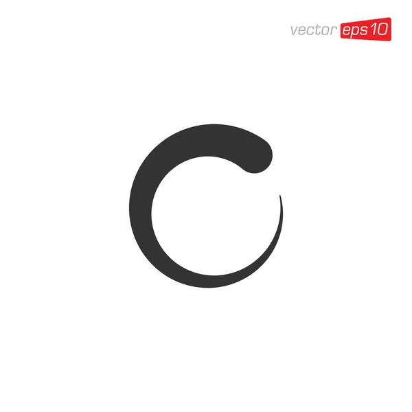 Loading Sign Icon Vector Template — 스톡 벡터