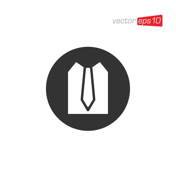 Krawatte Icon Logo Design Vector — Stockvektor