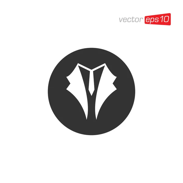 Ikona Necktie Logo Design Wektor — Wektor stockowy