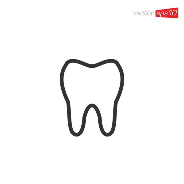 Vector Diseño Ícono Dental Dental — Vector de stock