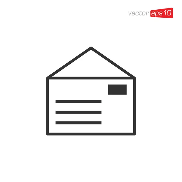 Envelope 메시지 Icon Logo Design Vector — 스톡 벡터