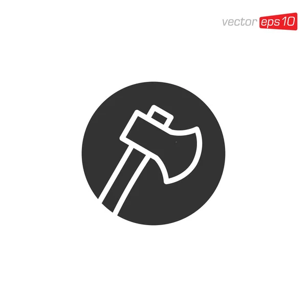 Axe Icon Logo Design Illustration — Vetor de Stock