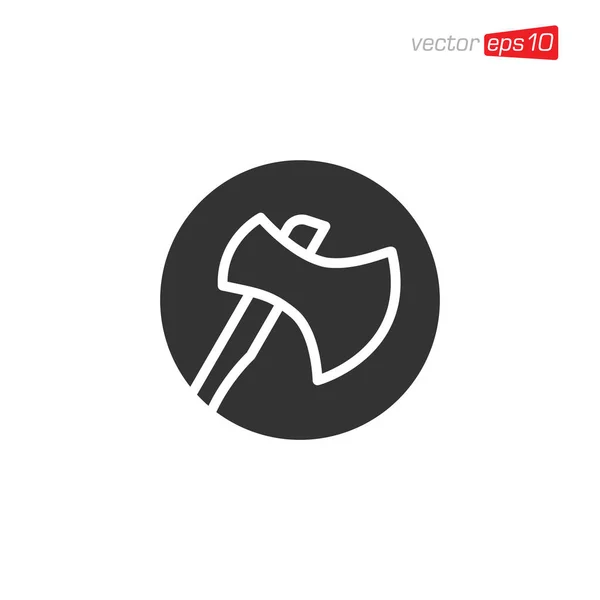 Axe Icon Logo Design Illustration — Vetor de Stock