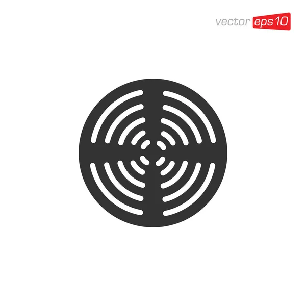 Wifi Area Icon Design Vector — Vetor de Stock