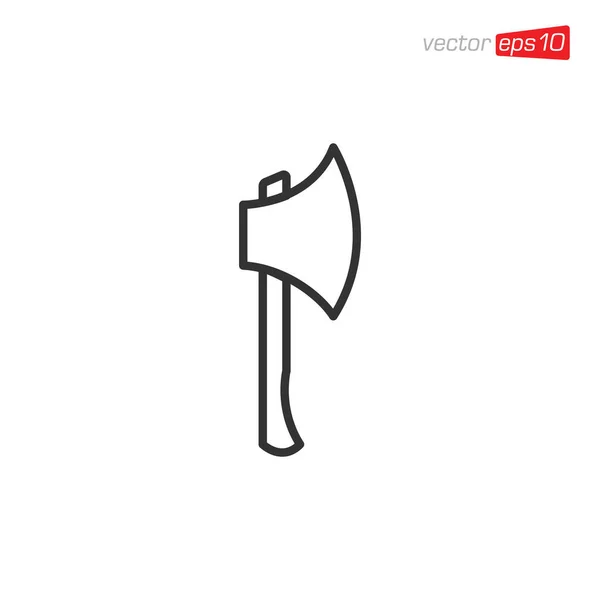 Axe Icon Logo Design Illustration — Vetor de Stock