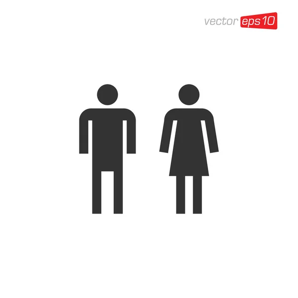 Toilet Man Women Icon Design Vector Royalty Free Stock Vectors