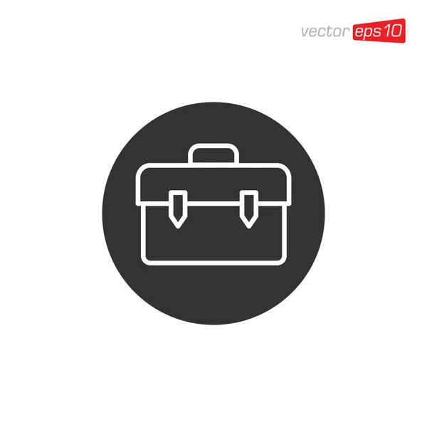 Suitcase Briefcase Icon Design Vector — Foto de Stock