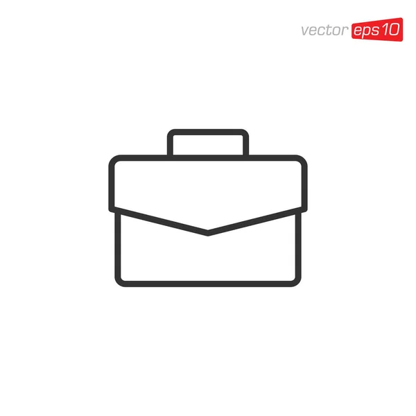 Suitcase Briefcase Icon Design Vector — 스톡 사진