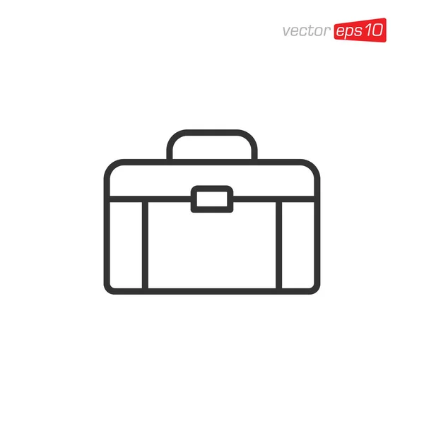 Suitcase Briefcase Icon Design Vector — 스톡 사진