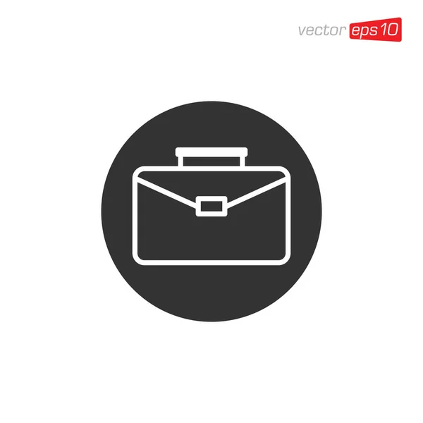 Suitcase Briefcase Icon Design Vector — Zdjęcie stockowe