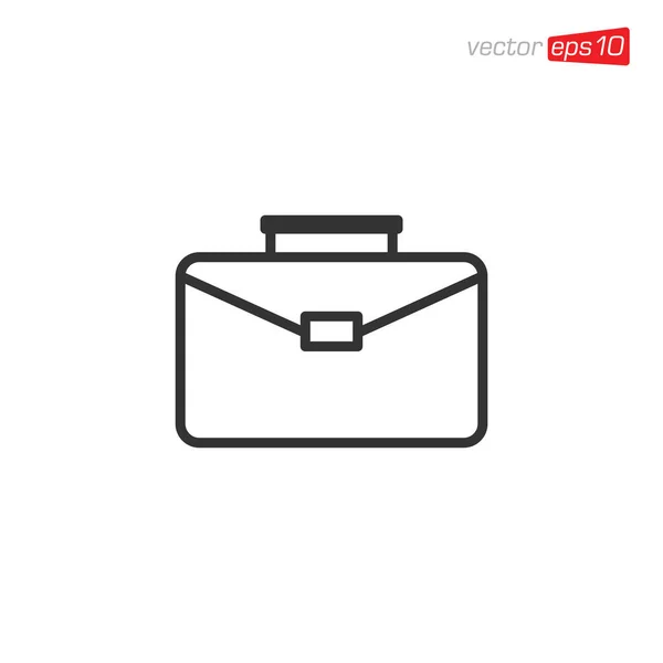 Suitcase Briefcase Icon Design Vector — Fotografia de Stock