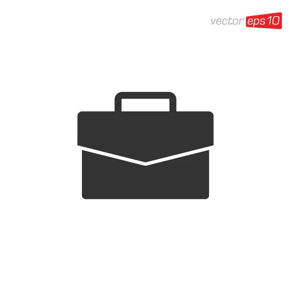 Suitcase Briefcase Icon Design Vector — 스톡 벡터