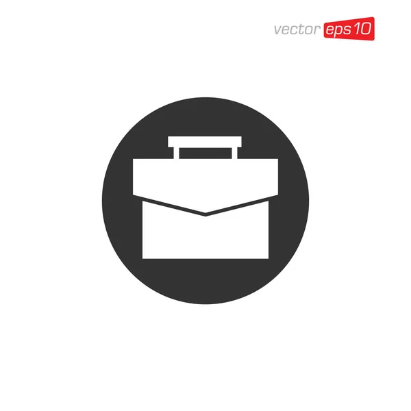 Suitcase Briefcase Icon Design Vector — 스톡 벡터