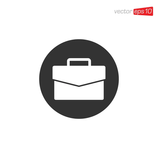Suitcase Briefcase Icon Design Vector — Vetor de Stock