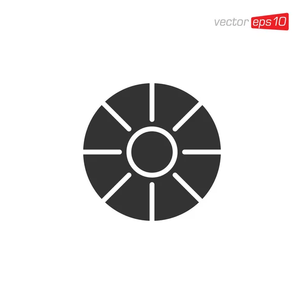 Sun Icon Design Vector Template — Stockový vektor