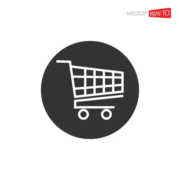 Shopping Chart Icona Design Vector — Foto Stock