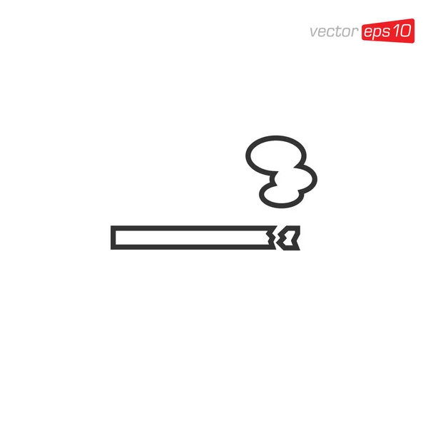 Дизайн Піктограм Куріння Векторний Шаблон — стоковий вектор