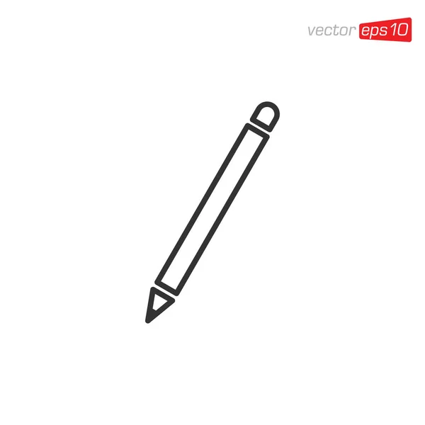 Pen Stationary Icon Design Vector — 스톡 벡터