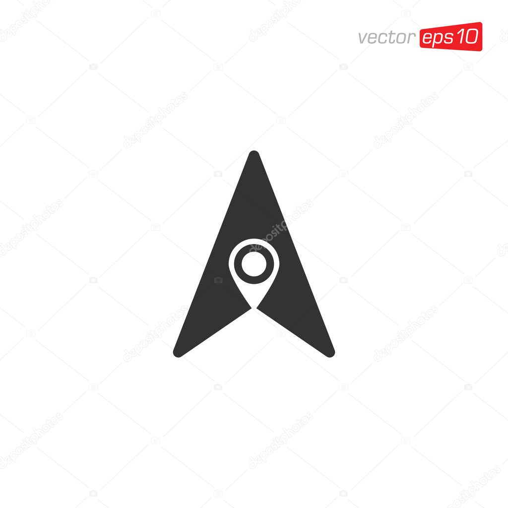 Navigation Location Icon Design Vector