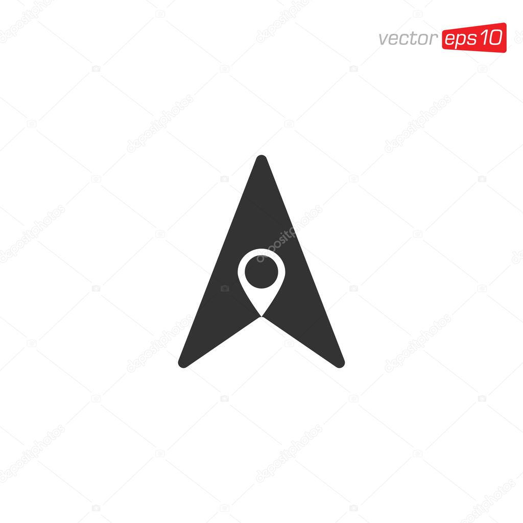 Navigation Location Icon Design Vector