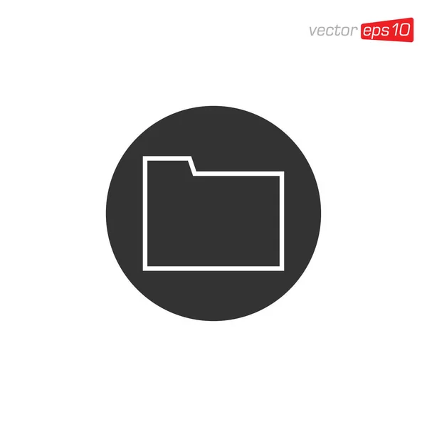 Gerenciador Arquivos Icon Design Vector — Vetor de Stock