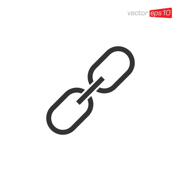 Вектор Дизайна Иконок Chain Link — стоковый вектор