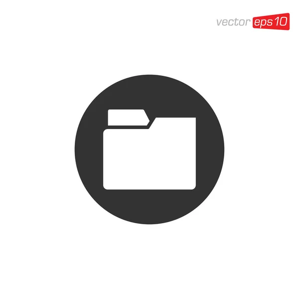 Gerenciador Arquivos Icon Design Vector — Vetor de Stock