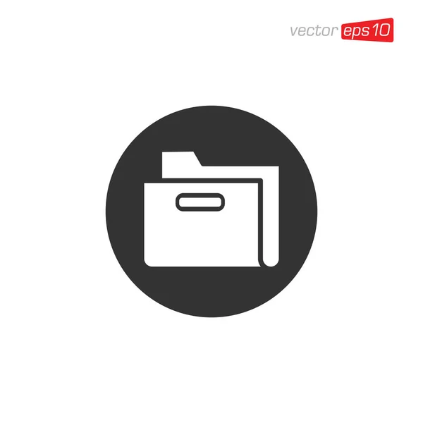 File Manager Icon Ontwerp Vector — Stockvector