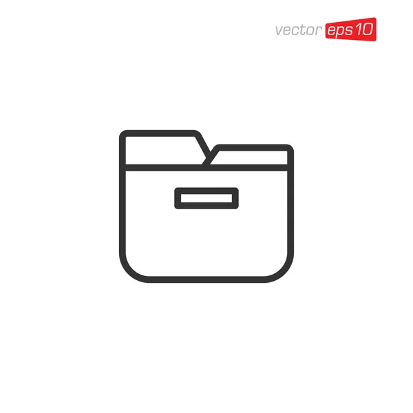File Manager Icon Ontwerp Vector — Stockvector