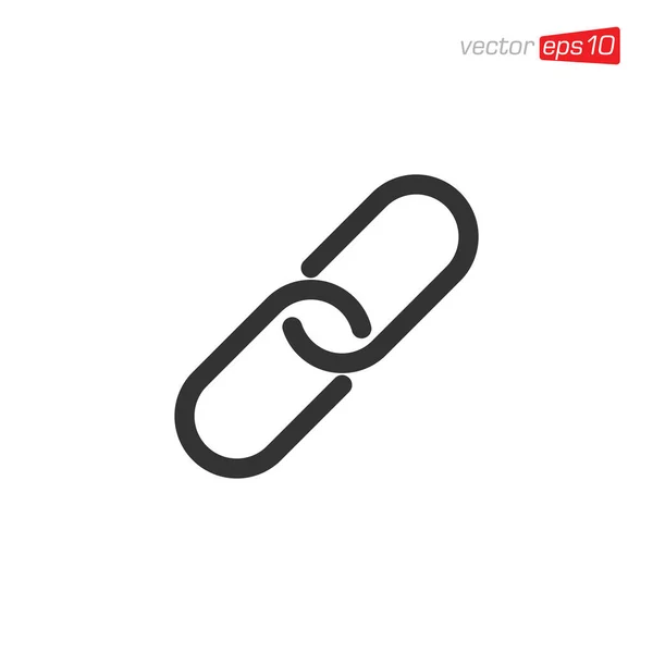 Вектор Дизайна Иконок Chain Link — стоковый вектор