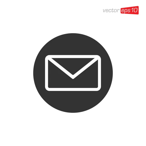 Umschlag Nachricht Icon Design Vector — Stockvektor