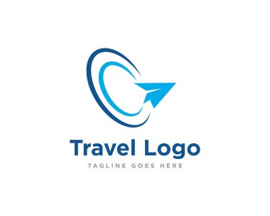 Seyahat Logosu Tasarım Vektörü