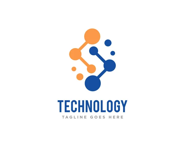 Технологія Логотип Іконка Дизайн Вектор — стоковий вектор