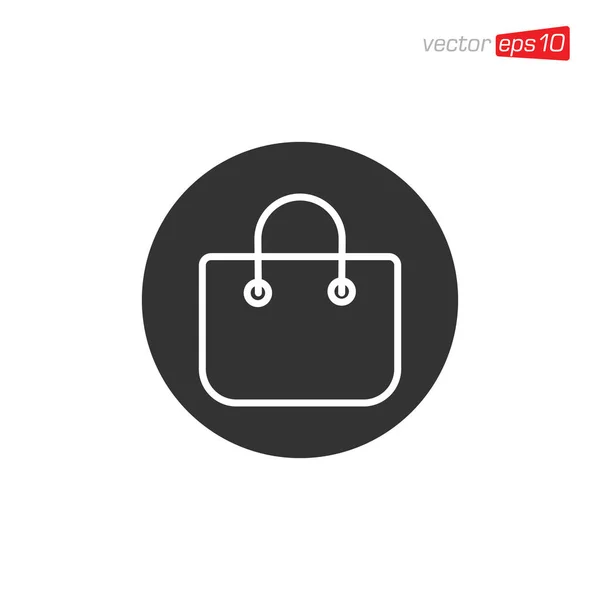 Väska Shop Ikon Design Vector — Stock vektor