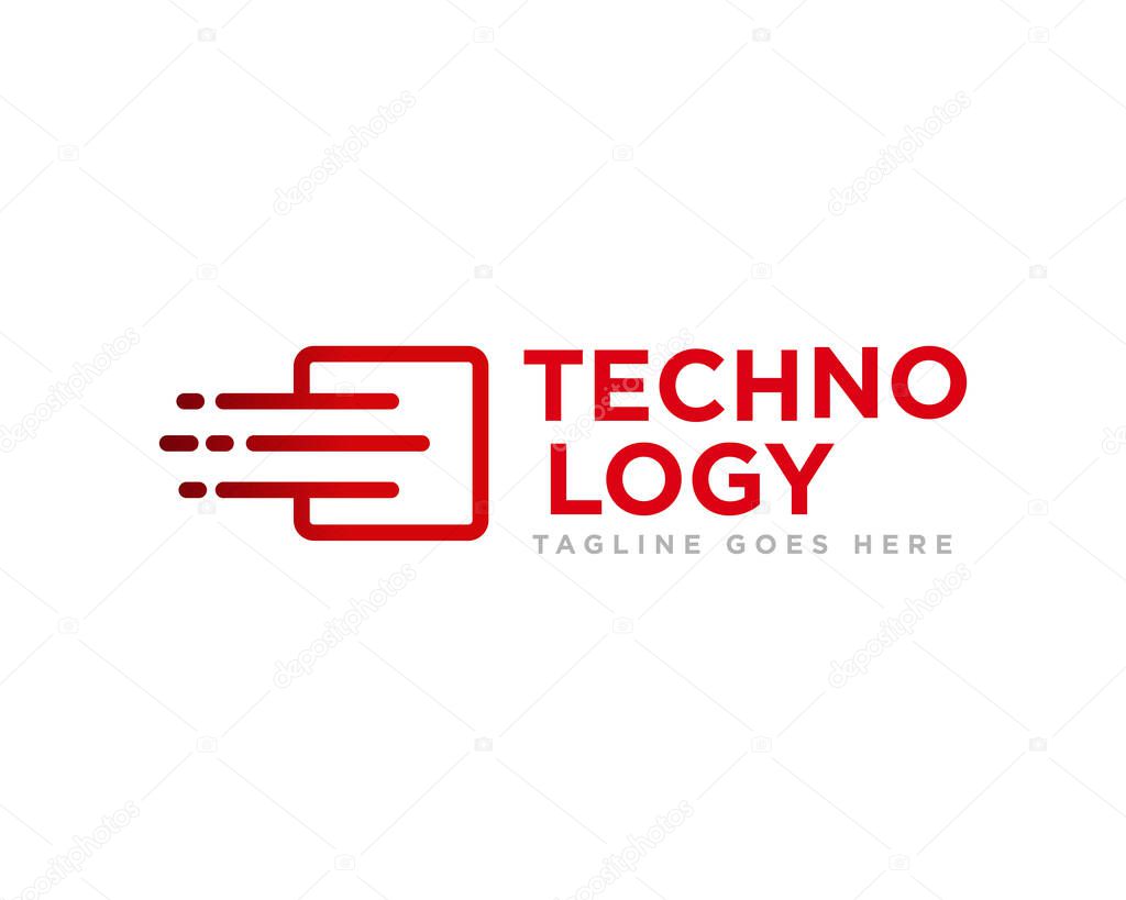 Technology Logo Icon Design Vector