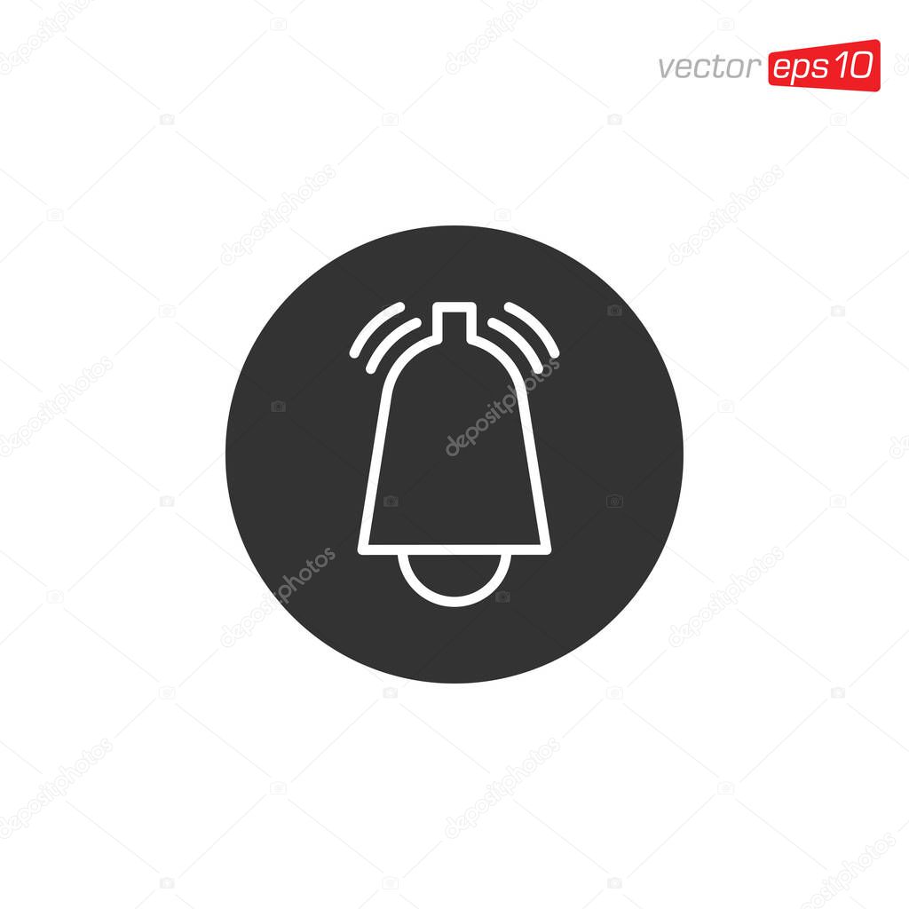 Bell Notification Icon Design Vector