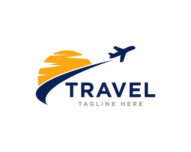 Seyahat Logosu Tasarım Vektörü