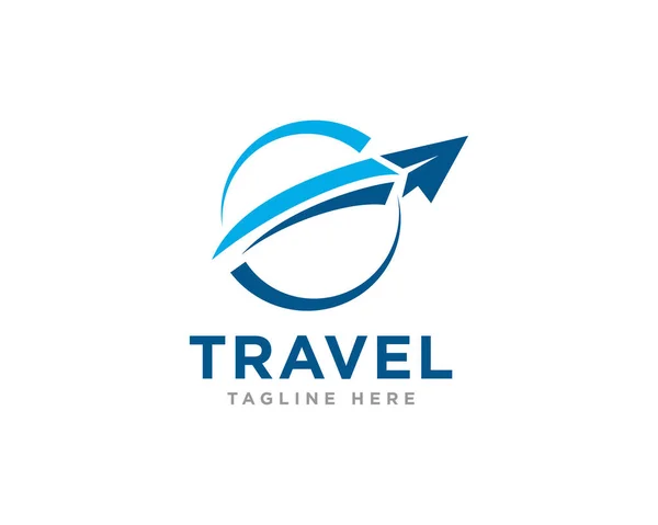 Travel Logo Icon Design Vector — Stock Vector