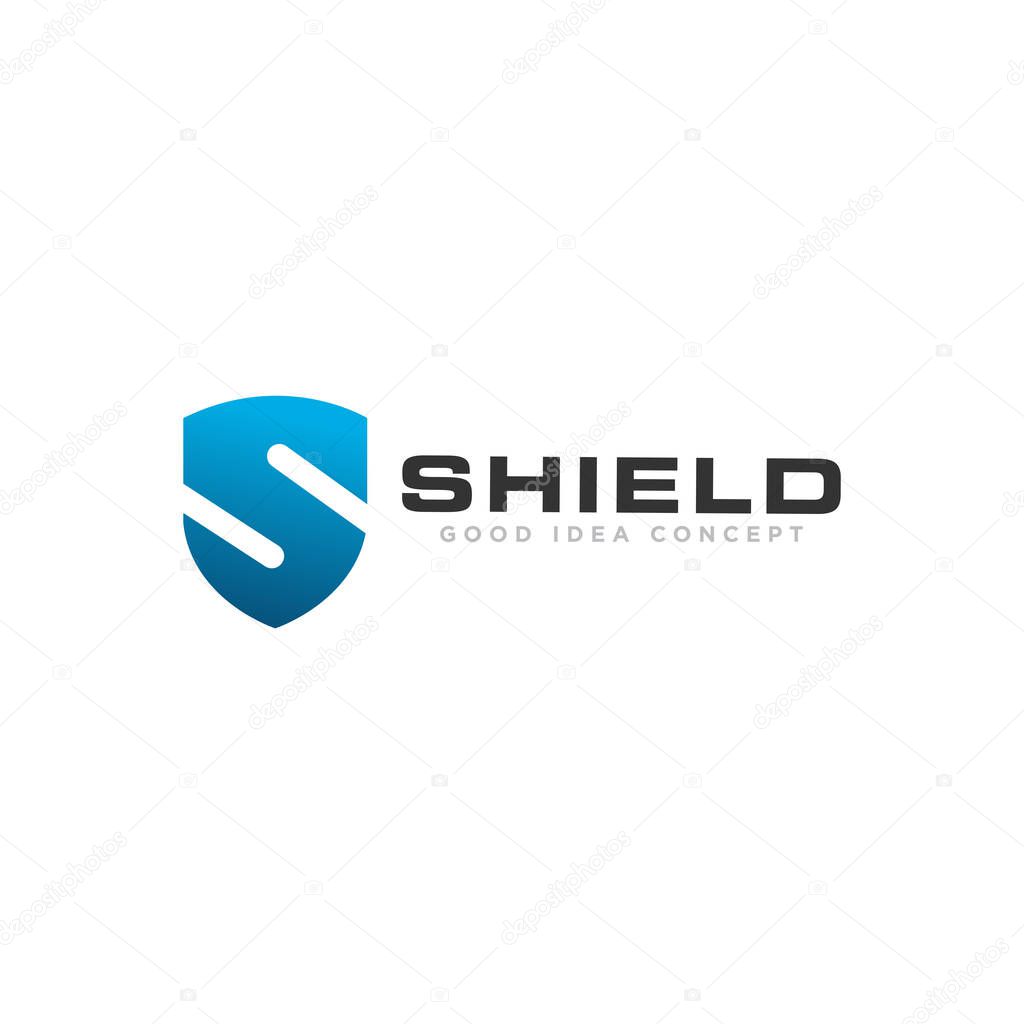 Shield Protection Logo Icon Design Vector
