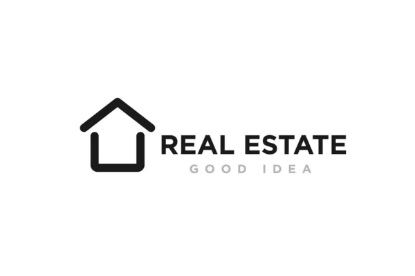Real Estate Logo Icon Design Vector — Stock Vector