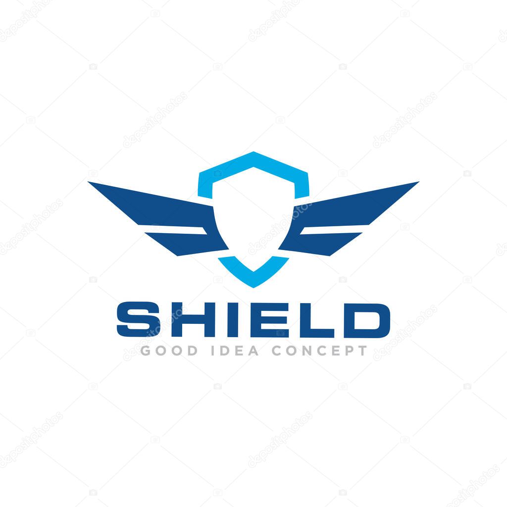 Shield Protection Logo Icon Design Vector
