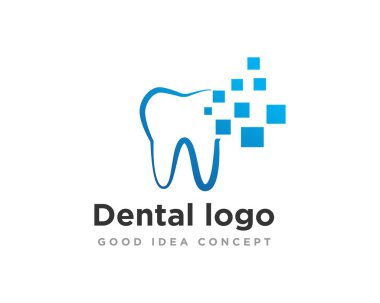 Tıbbi Diş Logosu Tasarım Vektörü