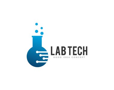 Lab Logo Simgesi Tasarım Vektörü