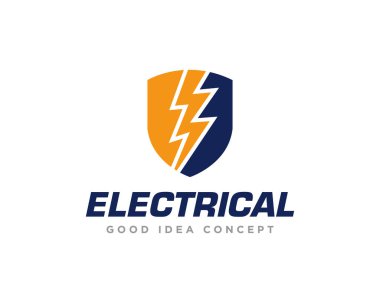 Elektriksel Logo Tasarım Vektörü